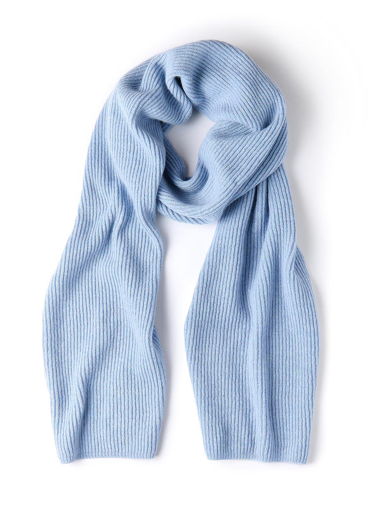 The Blue Cashmere Scarf